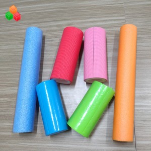 Custom shape logo color super soft hollow foam tubes PVC EVA EPE foam round tube for indoor playground equipment / packaging