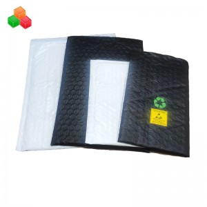 Customized printed logo bubble mailers tear proof padded plastic bag / co extruded poly shipping envelope bubble air wrap bag