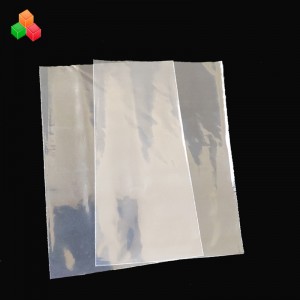 Wholesale custom printed logo transparent recyclable shopping packaging non-toxic plastic pe bread / snack packing bag