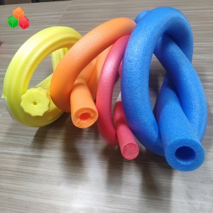 Hot sell heat resistant floating compressible close cell polyethylene foam pool material swim  noodle tube backer rod