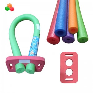 Factory directly selling colorful floating pool noodles foam hollow solid EPE + EVA foam swimming noodles for kids / adult