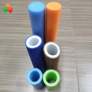 ROHS custom non toxic shockproof pipe EPE protection foam tube expandable polyethylene foam pole padding for kid paradise