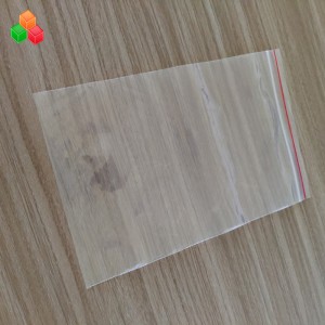 Factory price customized printing size reusable clear press seal plastic PE PP zip lock  packaging bag for food / garment