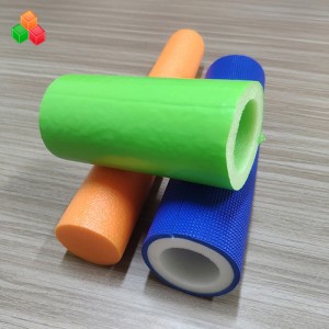 Super soft hollow foam tubes PVC EVA EPE foam round tube for indoor playground equipment / packaging