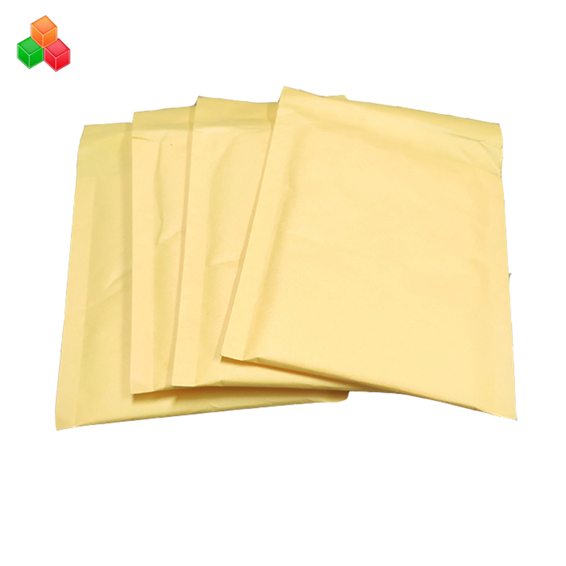 customized size safety shockproof kraft paper bubble bags mailers padding shipping envelope kraft paper air bag