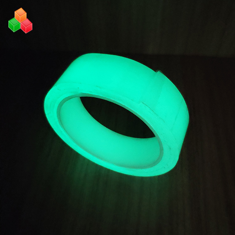 Glow in the dark reusable double side strong adhesive gel grip nano suction tape