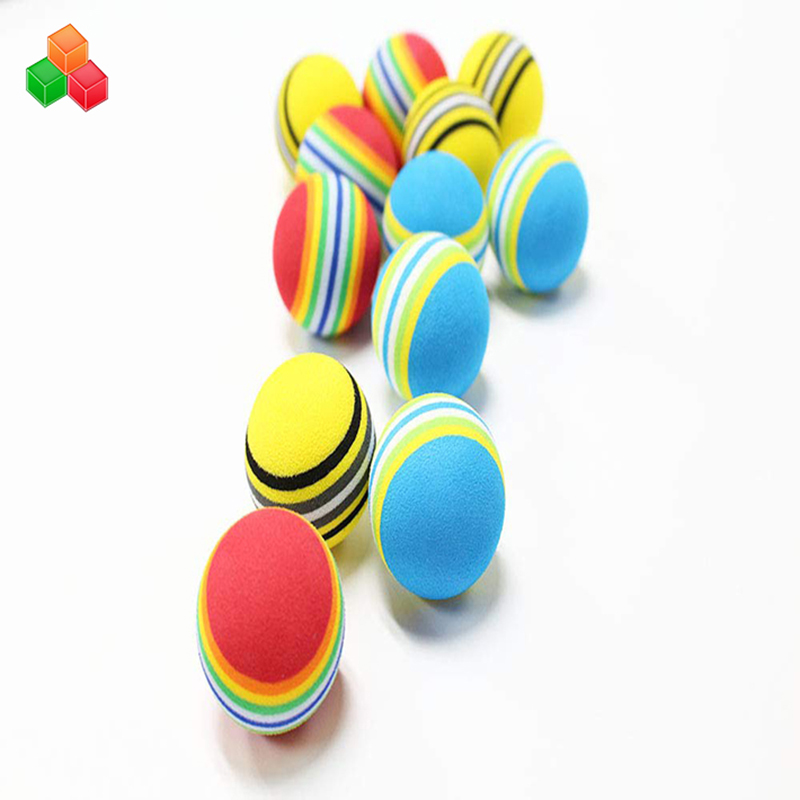 High quality eva foam ball customized size print soft eva foam balls for golf / massage / kid playground